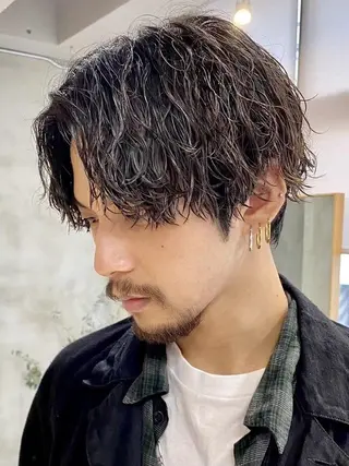 パーマ メンズ 原宿 無料カット fifth イノウエのヘアスタイル