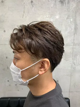 カラー メンズ クセを最大限に活かす メンズパーマ奈良大祐のヘアスタイル