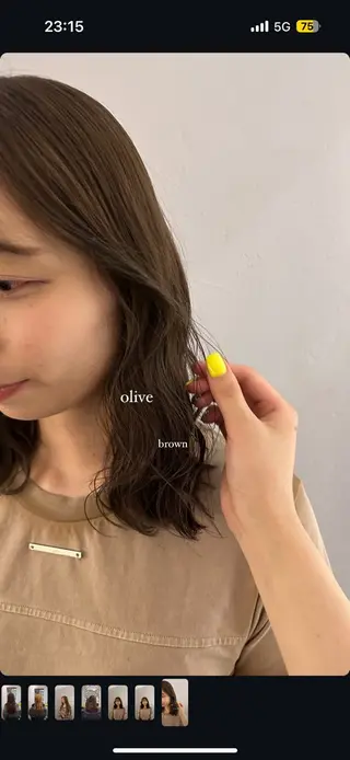 カラー naturalカラー / Rukaのヘアスタイル