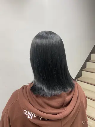 ミディアム カラー ヘアアレンジ Over hair_ misakiのヘアスタイル