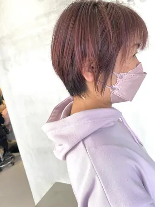 ショート カラー 谷合 貴志のヘアスタイル
