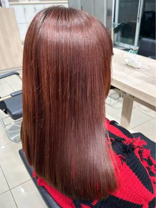 ロング 【🎀推しカラー × 艶髪】小池 雪奈のヘアスタイル