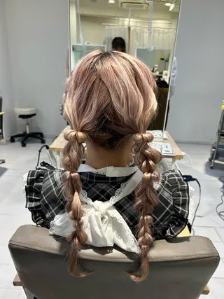 ロング 韓国ヘア ‎⟡.·KANA🐥のヘアスタイル