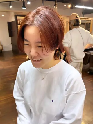 ショート カラー ハイトーン/ボブ 🎀sonokaのヘアスタイル