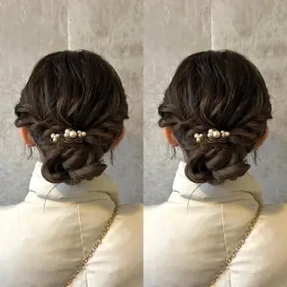 ロング ヘアアレンジ 羽エク指名No1✨️ シールエク🌙しぇるのヘアスタイル
