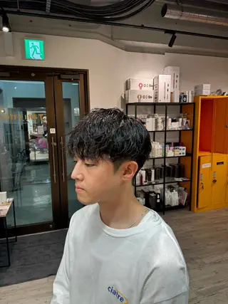 メンズ 林 龍誠のヘアスタイル