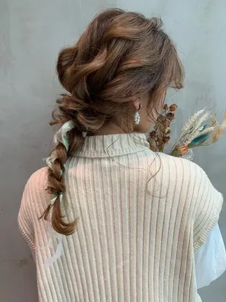 セミロング yui .のヘアスタイル