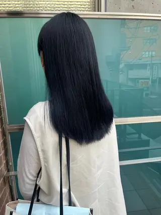 ミディアム カラー パーマ ヘアアレンジ メンズ キッズ ネイル マツエク・マツパ アイブロウ 久木原 ゆりのヘアスタイル