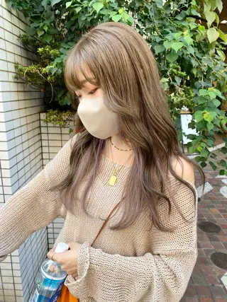 ロング すぎもと さき⚡️ レイヤー･*パーマのヘアスタイル