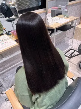 ロング カラー 髪質改善&艶カラー/ ほんだあみ (♡)のヘアスタイル