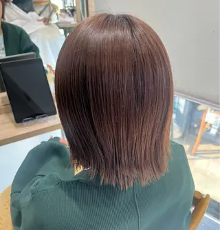 ショート カラー ブリーチなし 暖色カラー/井上あいのヘアスタイル