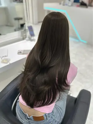 セミロング カラー ♡上品韓国髪♡ブラ ウン/SAYATOのヘアスタイル