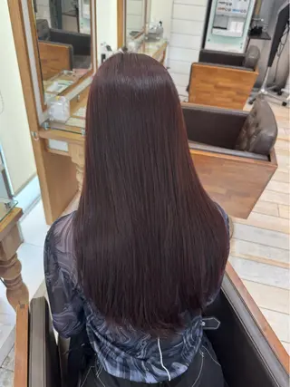 ロング カラー HIDERO/渋谷/ 韓国/顔周りカットのヘアスタイル