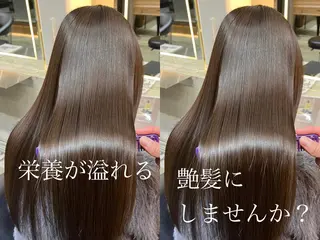 縮毛矯正×艶髪カラー 髪質改善/三ツ木のヘアスタイル