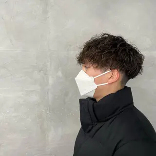 ミディアム パーマ メンズ emo.92co 🌱山本翔太のヘアスタイル