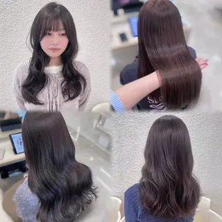 ロング カラー ラベンダー🍇べー ジュ/透明感/AOのヘアスタイル