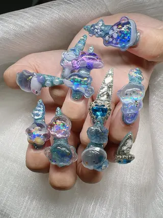 ネイル Lee Nails チップ長さだし専門店のネイルデザイン