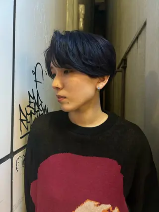 ショート カラー メンズ メンズパーマ/韓国 ヘア/Mino🤍のヘアスタイル