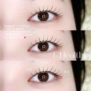 マツエク・マツパ fein. ayaka ୨୧のマツエク・マツパデザイン