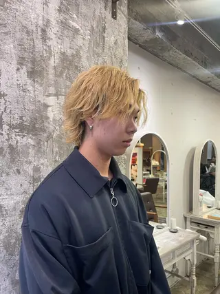 カラー メンズ 福岡美容室【pia】 タイヘイのヘアスタイル