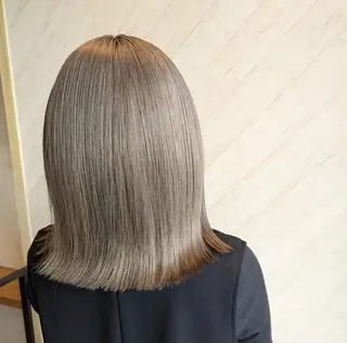 セミロング 中谷　千鶴 ◎ブリーチカラー得意のヘアスタイル