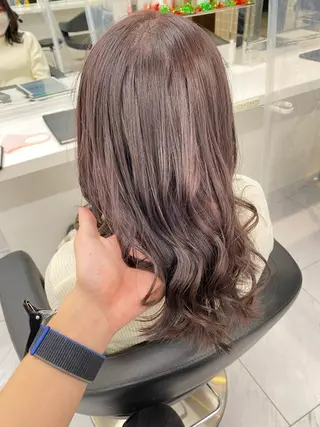 セミロング カラー ヘアアレンジ メンズ特化 水口湧太のヘアスタイル