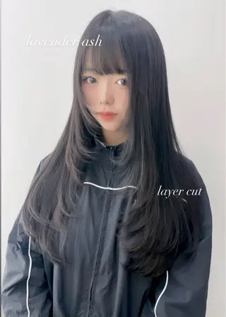 ロング 圧倒的モテ艶髪💎 レイヤー💎kanaのヘアスタイル