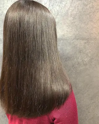 ロング カラー ヘアアレンジ メンズ キッズ ネイル マツエク・マツパ 透明感カラー🤎 ゆりのヘアスタイル