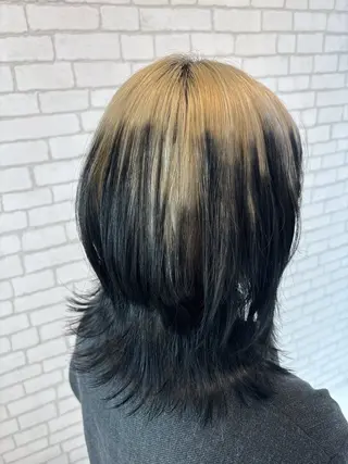 ミディアム 篠田 綾乃のヘアスタイル