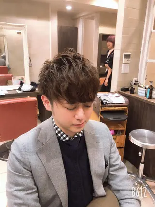 メンズ 髪質改善 カラーJILLのヘアスタイル