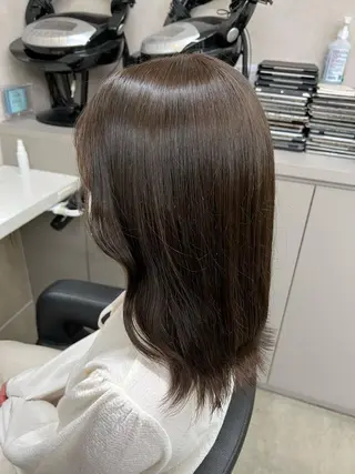 セミロング 💖札幌カラー 指名No.1💖玲奈のヘアスタイル