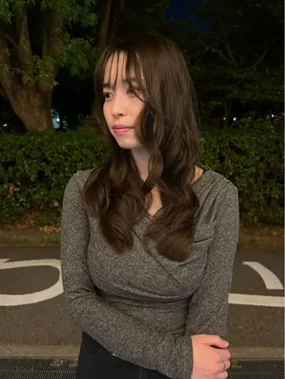 ロング 韓国レイヤー YOKE reinaのヘアスタイル