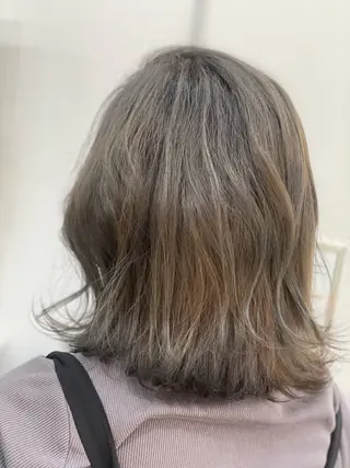 ミディアム カラー Snaly カラー特化ページのヘアスタイル