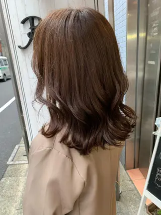 ミディアム カラー ayaka 大宮のヘアスタイル