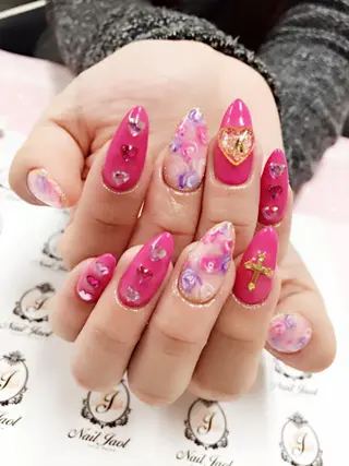 セミロング ネイルJaol 池袋のネイルデザイン