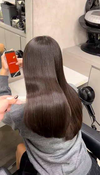 カラー 透明感ベージュ🤎 ナチュラルレイヤーのヘアスタイル