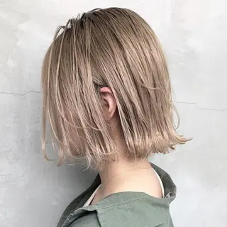 ショート カラー 🧸艶々韓国ヘア 🧁mizunaのヘアスタイル