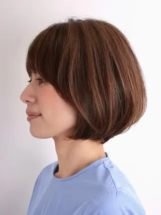 ショート 【白髪ぼかし】 愛甲竜佑のヘアスタイル