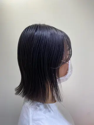ミディアム カラー ナルカワ アユミのヘアスタイル
