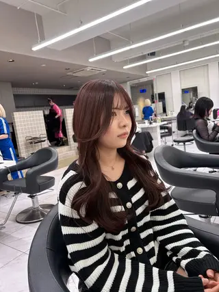 カラー 透明感ベージュ🤎 ナチュラルレイヤーのヘアスタイル