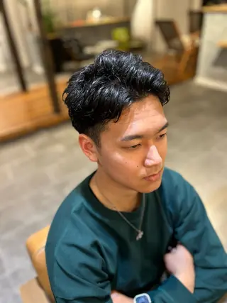 ショート ボブレイヤー募集中 出島　凜平のヘアスタイル
