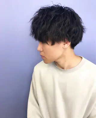 パーマ メンズ メンズサロン アソビ元町のヘアスタイル