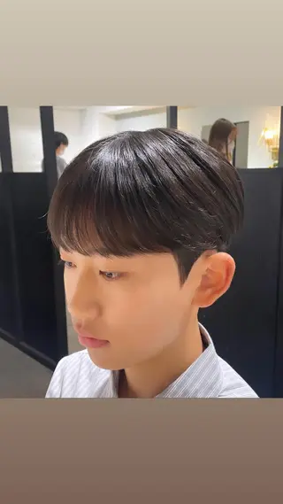 ショート メンズ key キーのヘアスタイル