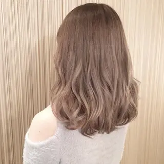 セミロング くせ毛×ショート 上岡勇祐のヘアスタイル