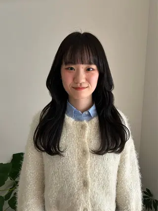 ロング FILMS haru 暖色/ぱつっとbobのヘアスタイル