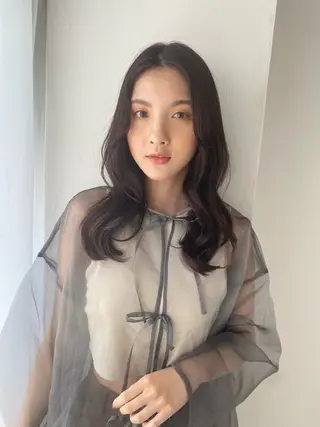 ミディアム カラー Ash中目黒店 榊間茜のヘアスタイル