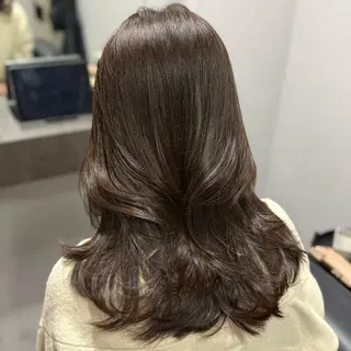 ロング カラー 髪質改善Ⅰ透明感 艶カラーⅠたつやのヘアスタイル