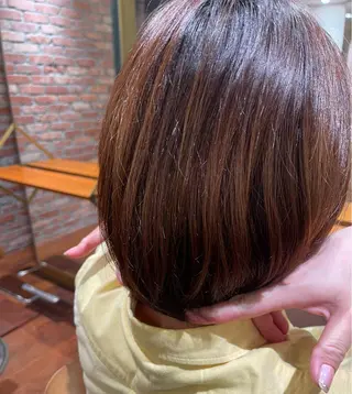 カラー 大前斗夢ショート /くびれカットのヘアスタイル