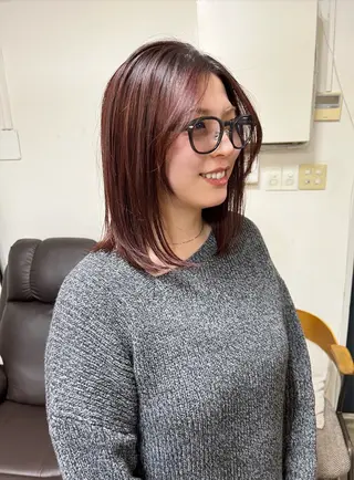 ミディアム カラー takada kohのヘアスタイル
