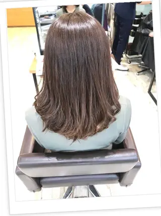 ミディアム カラー パーマ ヘアアレンジ メンズ キッズ ネイル マツエク・マツパ EnBlesS西宮 マンツーマン神道有基のヘアスタイル